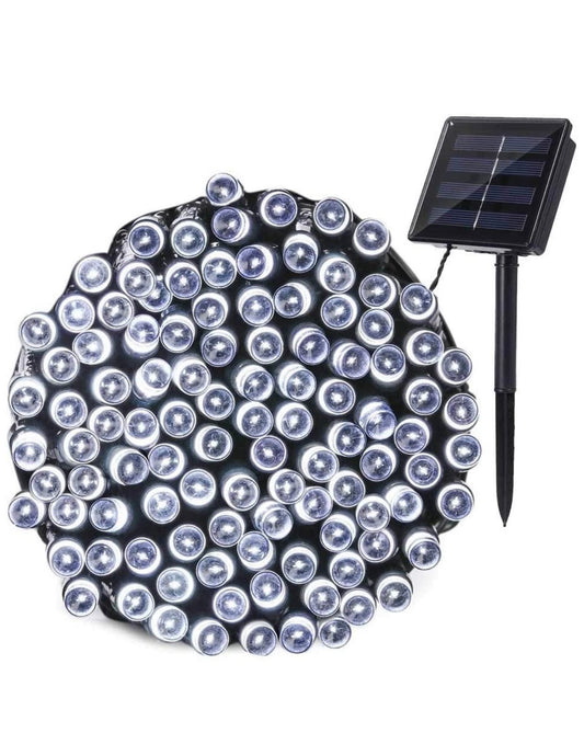 33Ft Solar Led string light 100LED Light-Green Wire - Outdoor Solar Outlet
