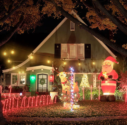 48 Ft Plug-In LED Outdoor String Lights Waterproof- Hanging, Dimmable 2W Vintage Edison Bulbs - Outdoor Solar Outlet