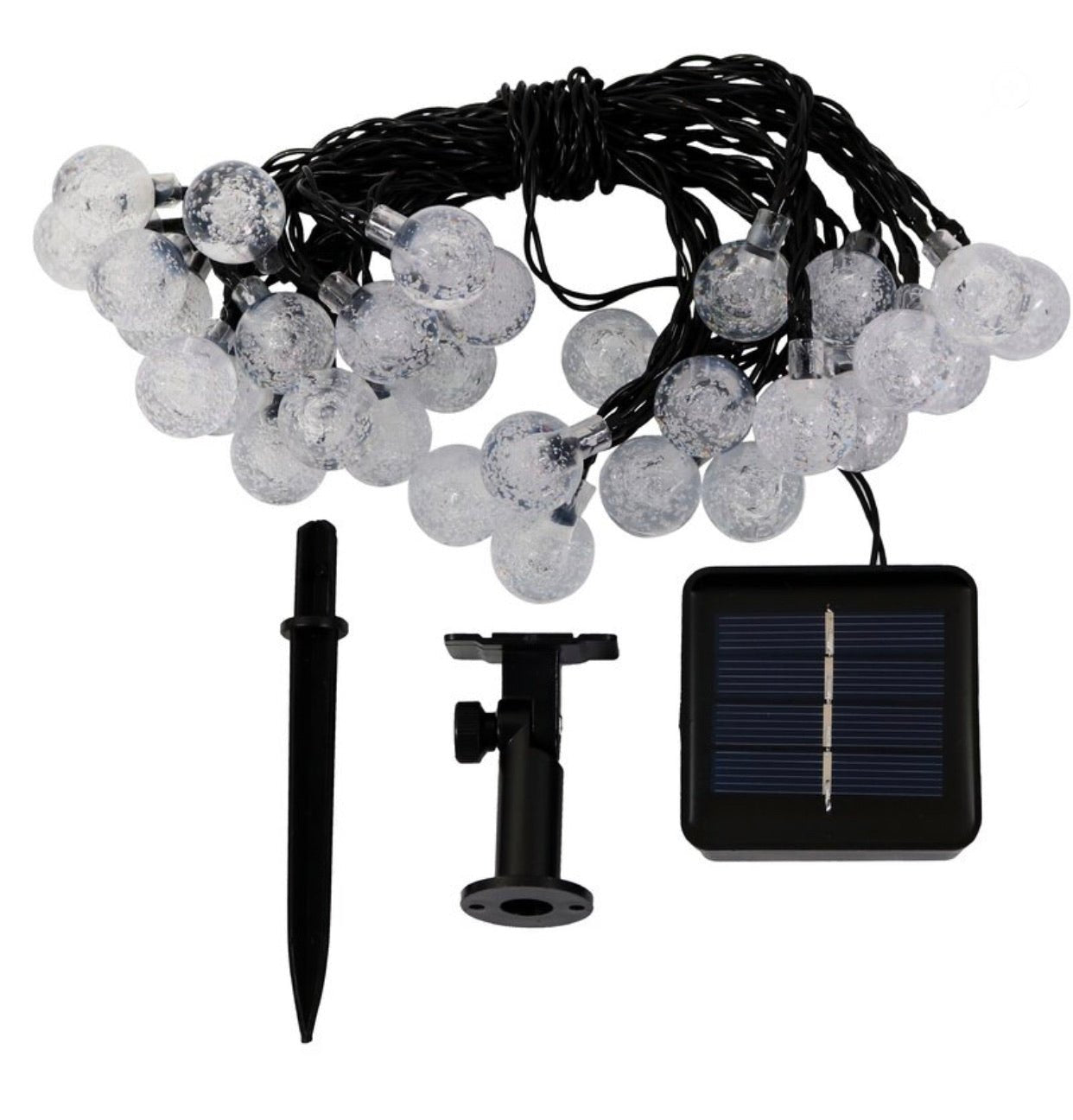 50 LED Solar Lamp Crystal Ball Globe Bulbs Waterproof -27Ft - Outdoor Solar Outlet
