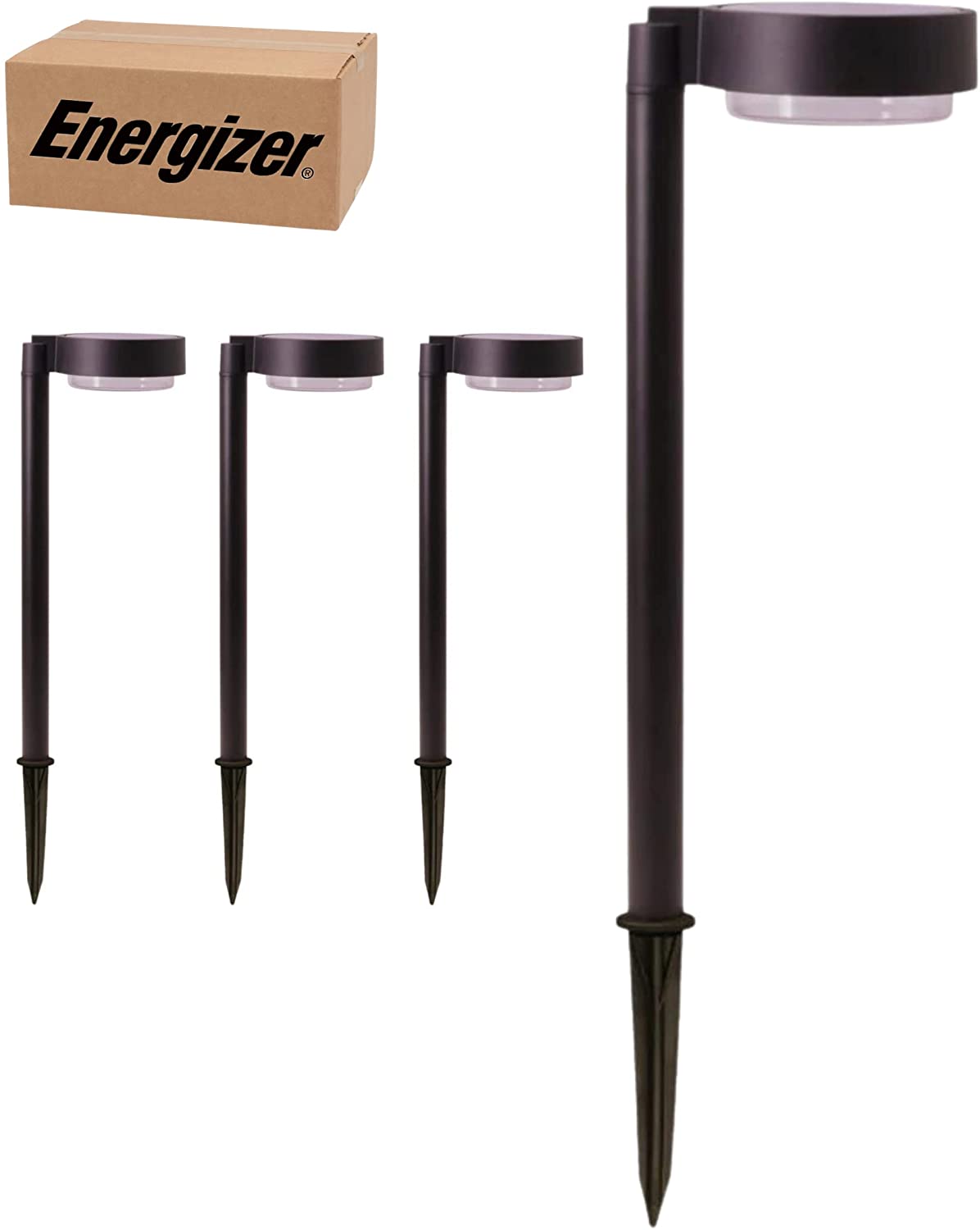 Energizer 20 Lumen Set of 4 Down light Solar Pathway Lights