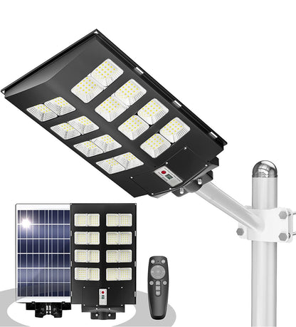 6800W Commercial Solar Street Lights Dusk to Dawn , Motion Sensor, 75000LM for Street with Remote Control - Outdoor Solar Outlet