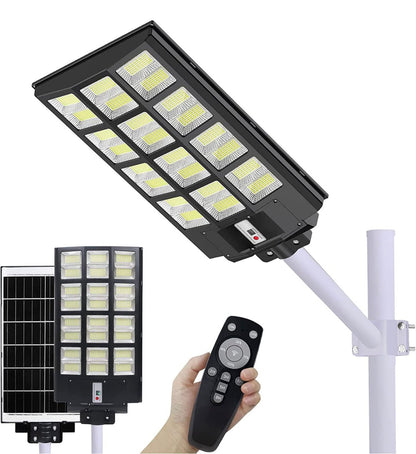 7200W Commercial Solar Street Light , 100000LM Parking Lot Light Dusk to Dawn With Remote - Outdoor Solar Outlet