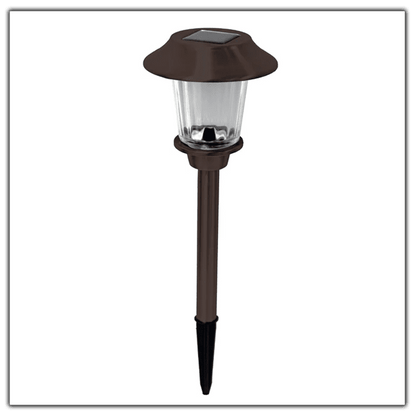 8 Pack Solar Pathway LED Lights Outdoor Color Changing -Stainless Steel - Outdoor Solar Outlet