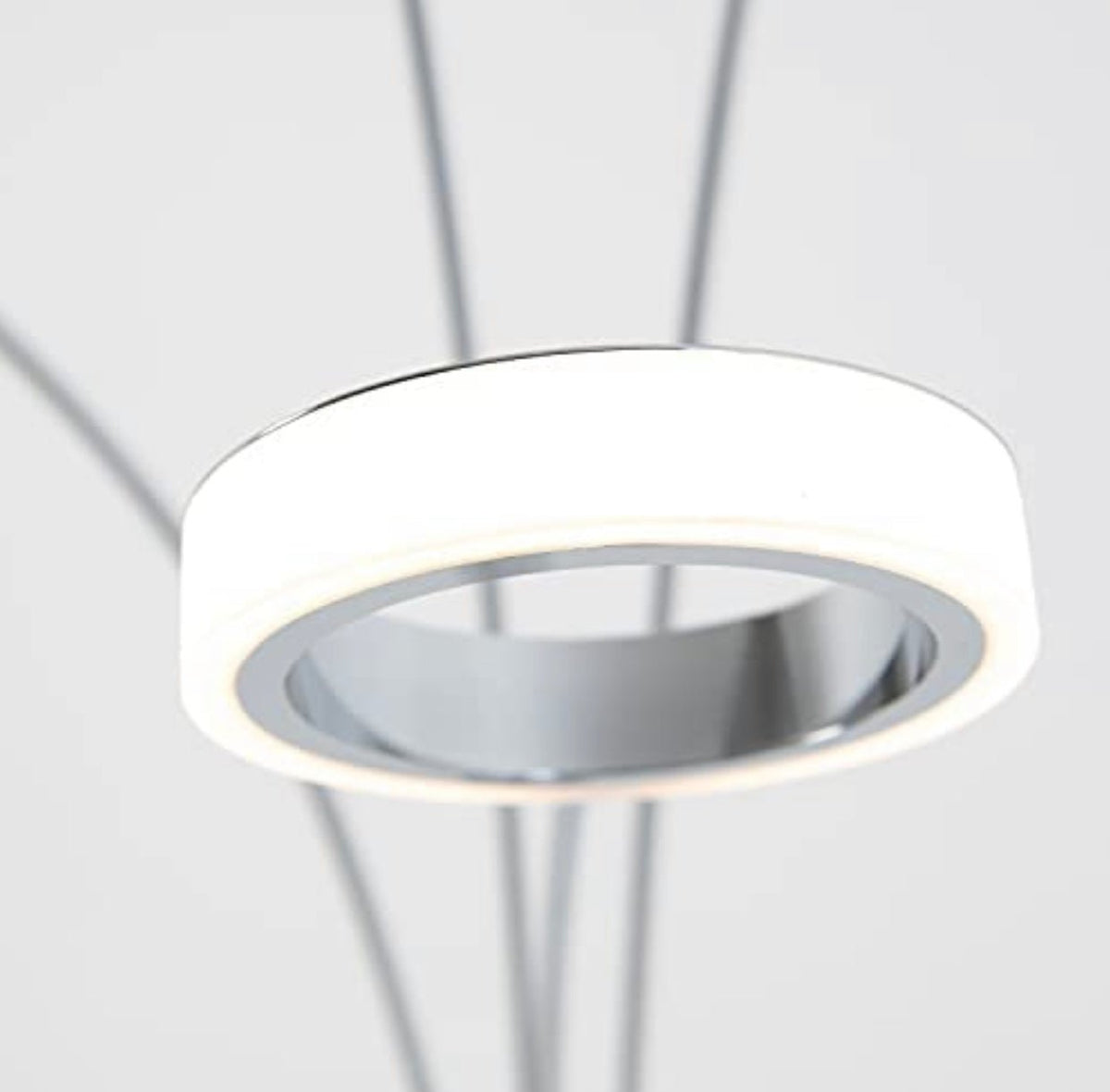 Artika Optical LED Integrated Floor Lamp Light Fixture, Chrome - Outdoor Solar Outlet