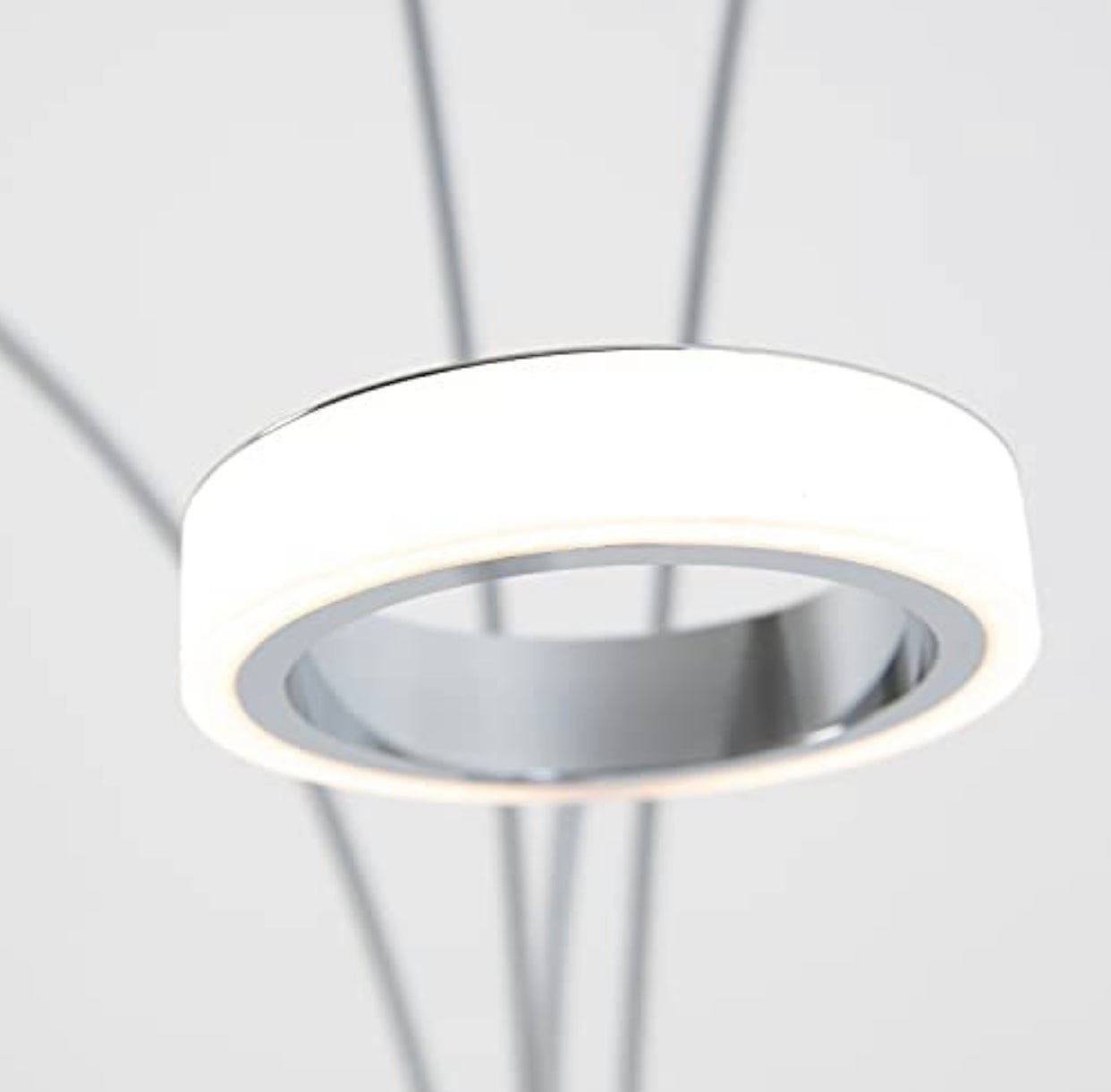 Artika Optical LED Integrated Floor Lamp Light Fixture, Chrome - Outdoor Solar Outlet