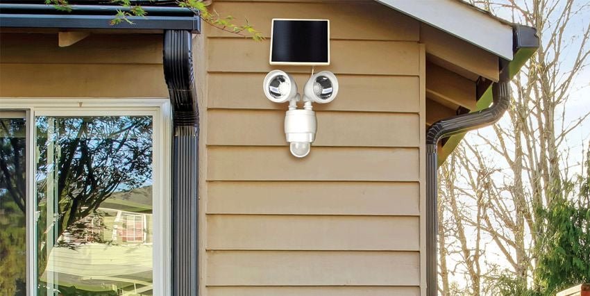 Berkley Jensen 800-Lumen Solar Security Light - Outdoor Solar Outlet