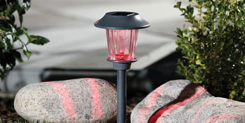Berkley Jensen Solar Color-Holding Pathway Lights, 8pk. - Outdoor Solar Outlet