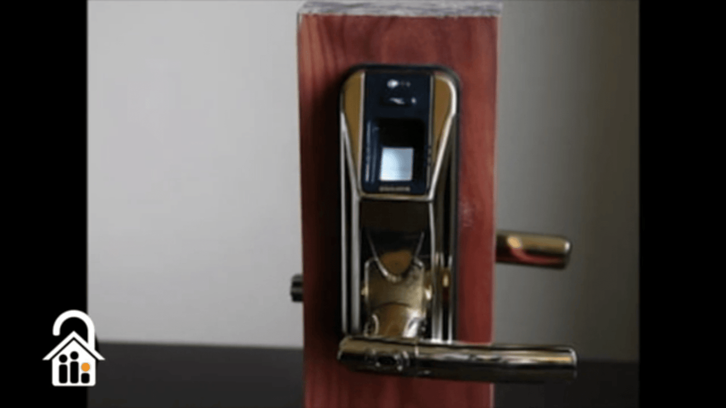 BIOLOCK 333 Biometric Fingerprint Entry Lever Door Lock - Outdoor Solar Outlet