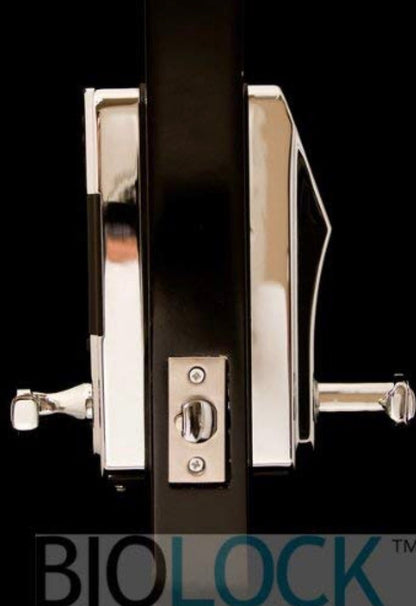 BIOLOCK 333 Biometric Fingerprint Entry Lever Door Lock - Outdoor Solar Outlet