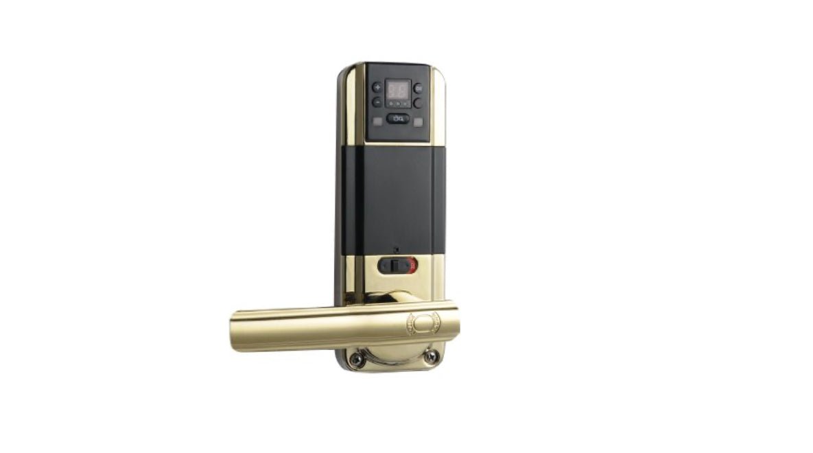 BIOLOCK 333 Biometric Fingerprint Entry Lever Door Lock - Outdoor Solar Outlet