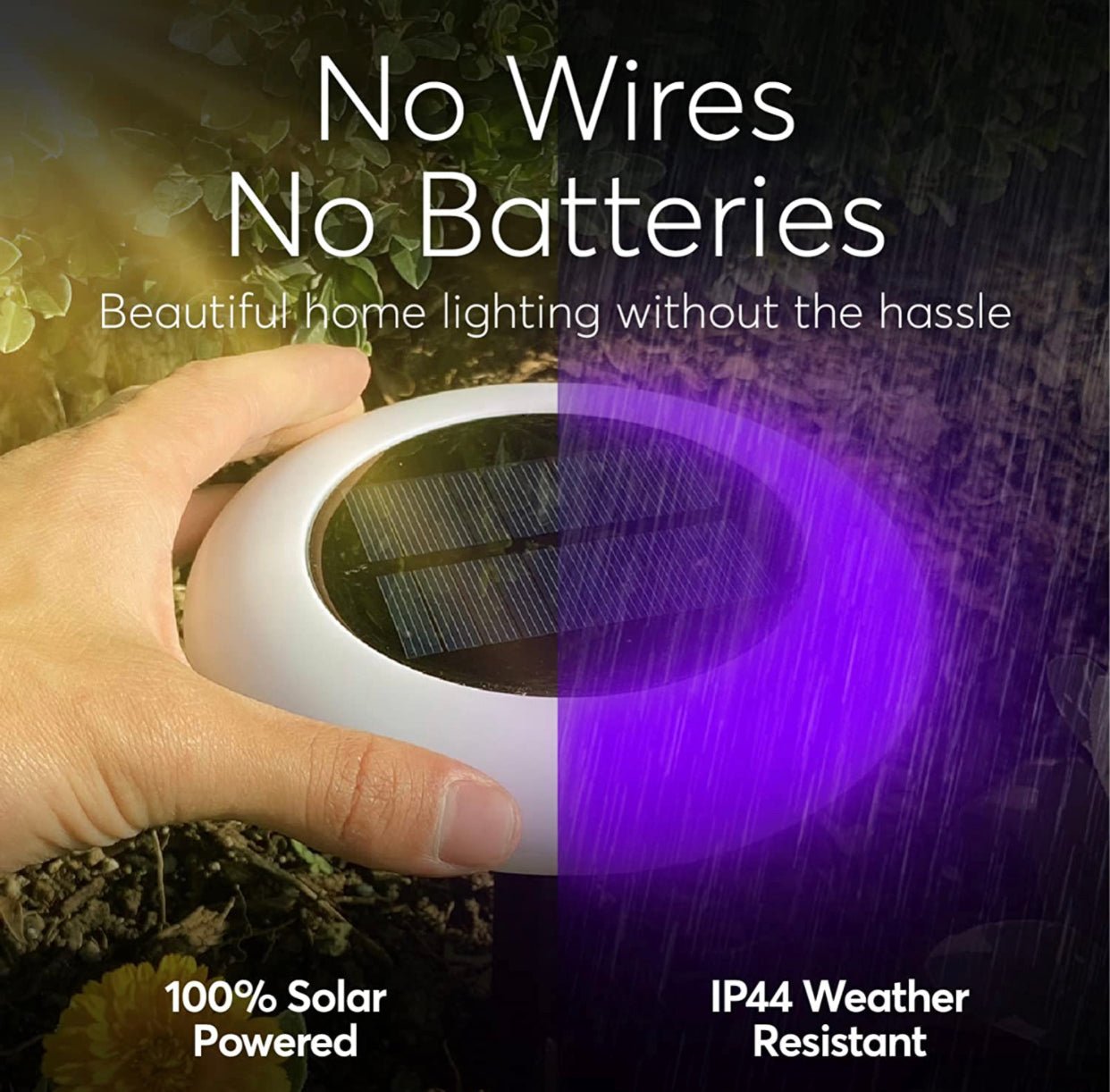 Colorize Solar Lights Color Change Ring Lights In-Ground 6 Pack - Outdoor Solar Outlet