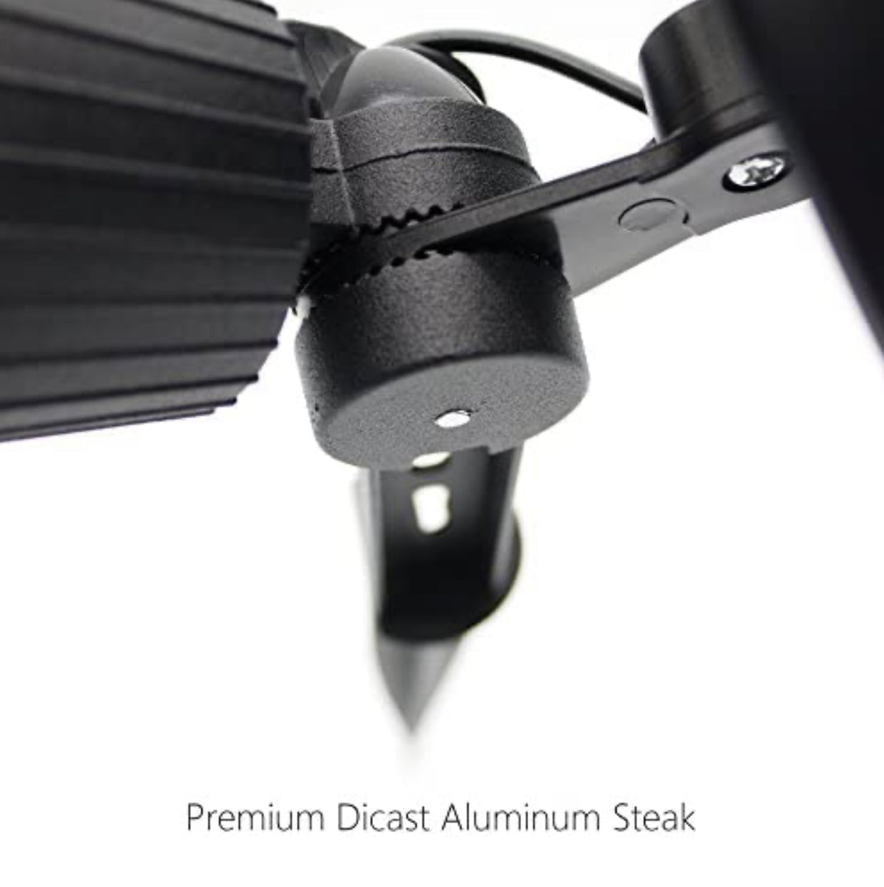 Davinci Solar Spotlights - Premium Aluminum Outdoor Spot Light for Landscape Wall, or Garden Lighting - Bright Warm White LED, Solar Powered, Wireless (2 pack) - Outdoor Solar Outlet