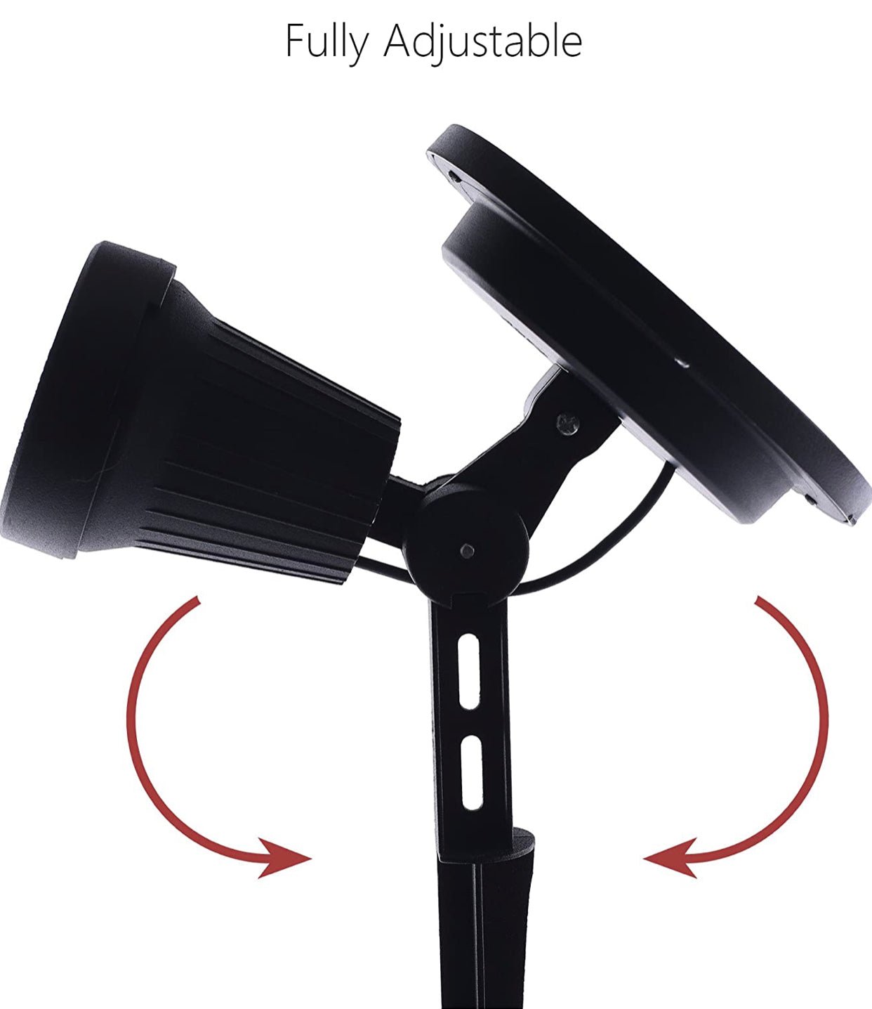 Davinci Solar Spotlights - Premium Aluminum Outdoor Spot Light for Landscape Wall, or Garden Lighting - Bright Warm White LED, Solar Powered, Wireless (2 pack) - Outdoor Solar Outlet