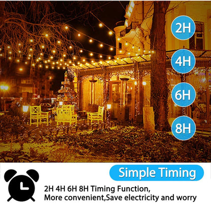 Dimmer with Remote for Our Ambience Pro LED String Lights - Commercial Grade Dimmer Rated at 150 Watts - Outdoor Solar Outlet