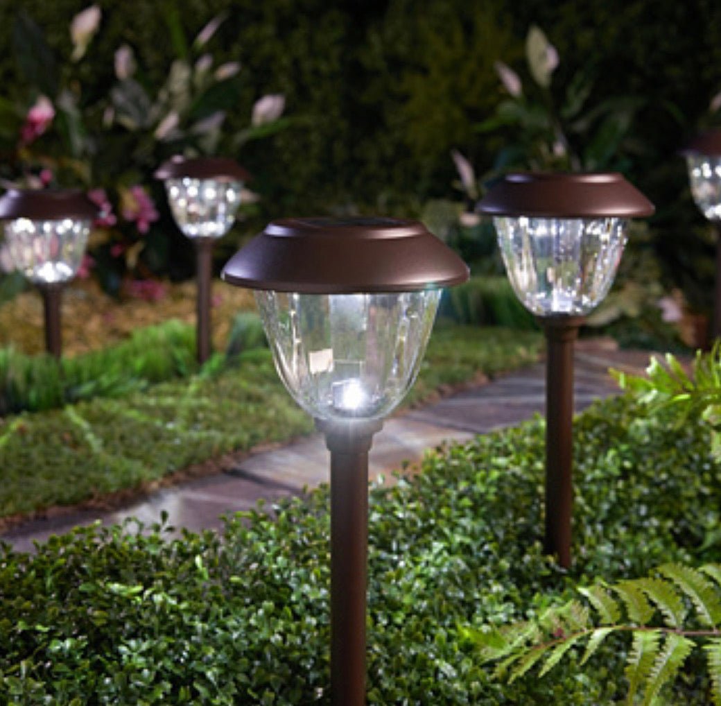 Energizer 10 Pack Solar Pathway LED Lights Outdoor-15 Lumen - Outdoor Solar Outlet