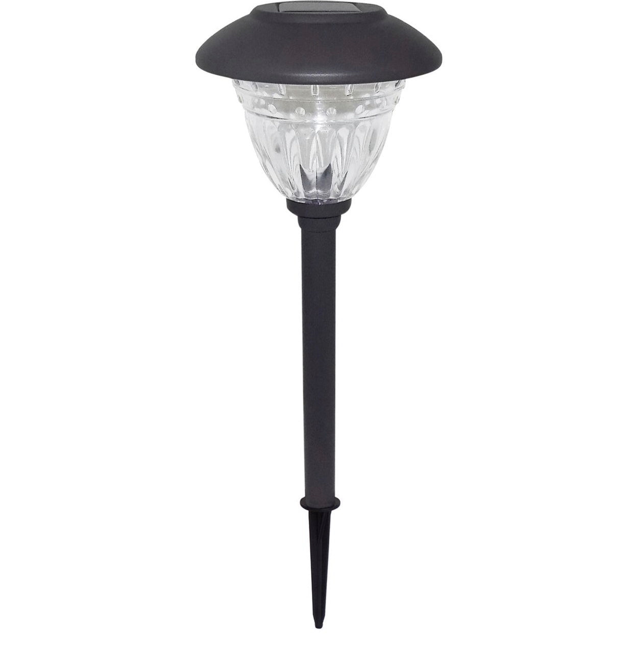 Energizer 10 Pack Solar Pathway LED Lights Outdoor-Stainless Steel ( Gunmetal ) - Outdoor Solar Outlet