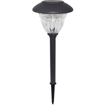 Energizer 10 Pack Solar Pathway LED Lights Outdoor-Stainless Steel ( Gunmetal ) - Outdoor Solar Outlet