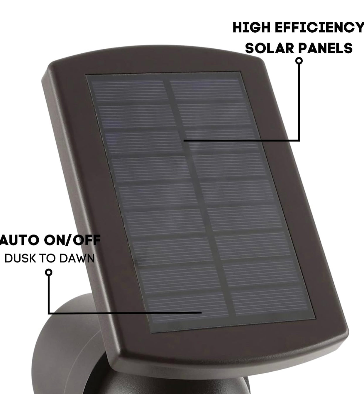 Energizer 2 Pack Spot Light Solar 45-Lumen Metal Outdoor Waterproof LED Landscape - Outdoor Solar Outlet