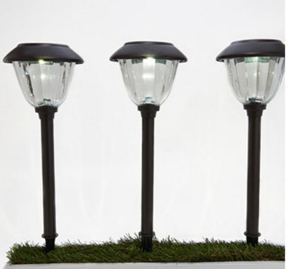 Energizer 8 Pack Solar Pathway LED Lights Outdoor-Stainless Steel -15 Lumen( Black ) - Outdoor Solar Outlet