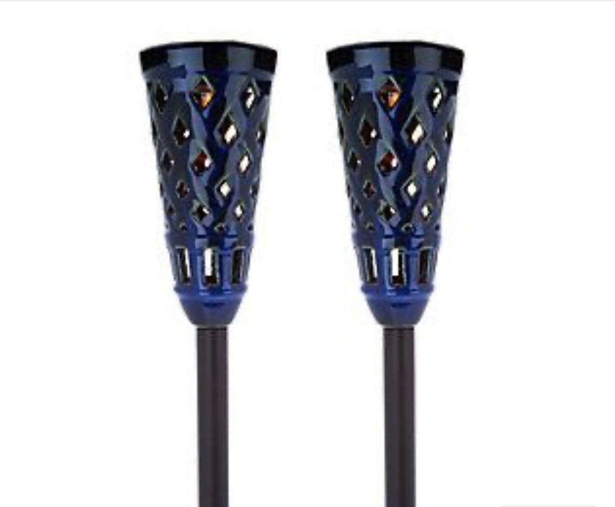 Energizer LED Ceramic Solar Tiki Torch Lights Dancing Lights Outdoor Waterproof 2 Pack - Outdoor Solar Outlet