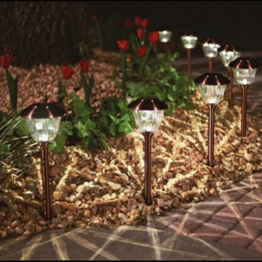 Energizer LED Solar Pathway Lights New Model , 8-pack Powered By Energizer - Outdoor Solar Outlet