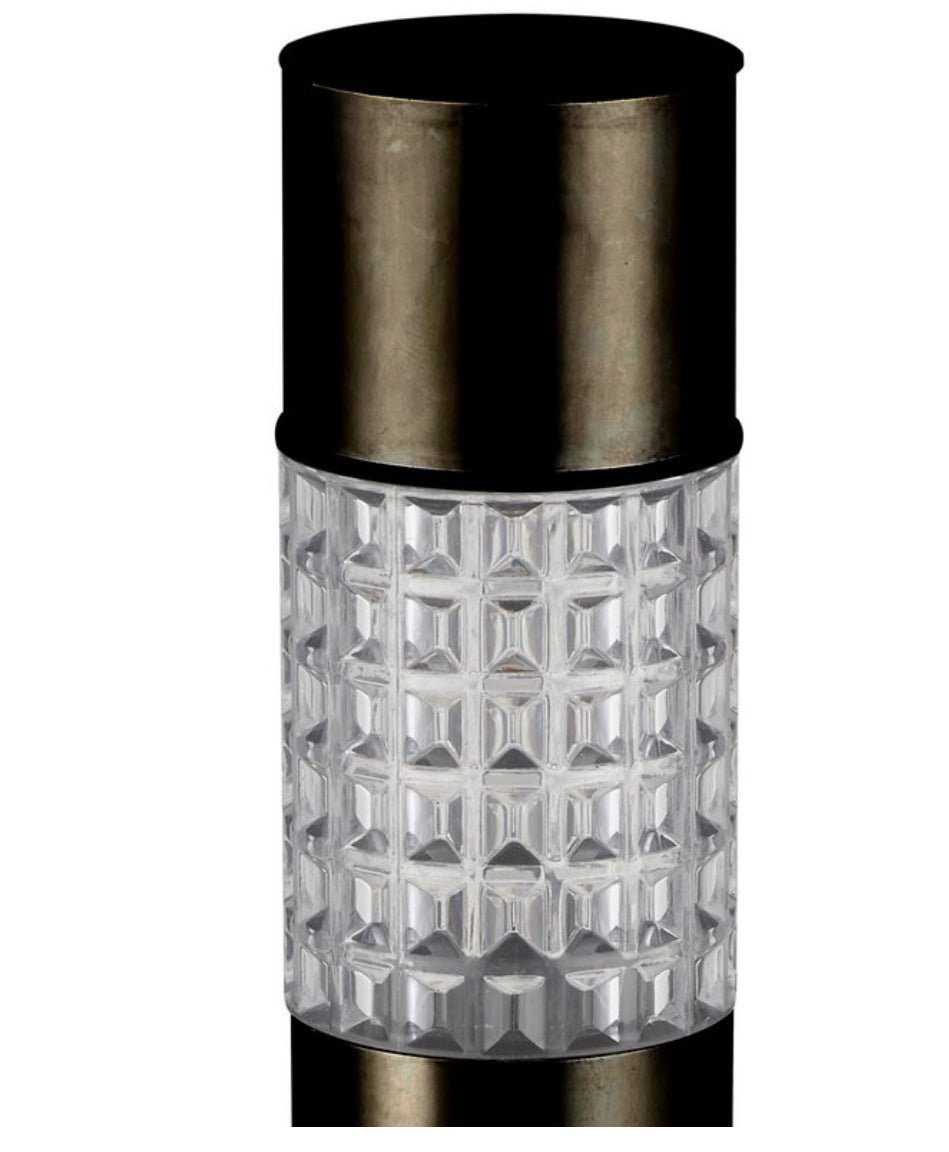 High End Modern Stainless Steel Solar Powered LED Bollard Pathway Light -15 Pack - Outdoor Solar Outlet