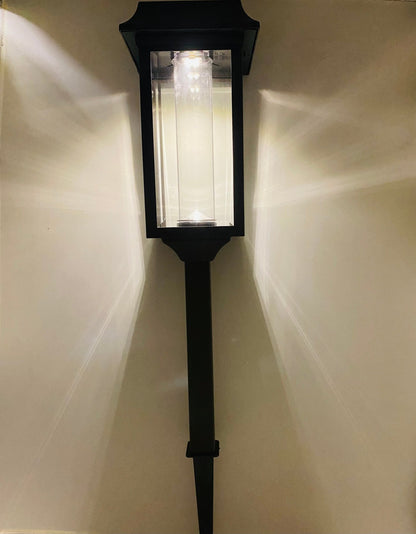 High-End SmartYard Tall Solar Lights Square 40 Lumen -Set of 6 - Outdoor Solar Outlet