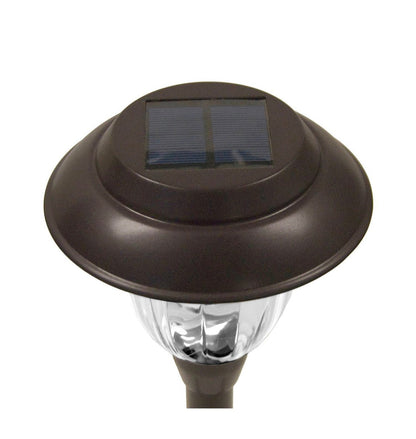High-End Solar LED Pathway Lights Glass And Stainless Steel (10-Pack) - Outdoor Solar Outlet