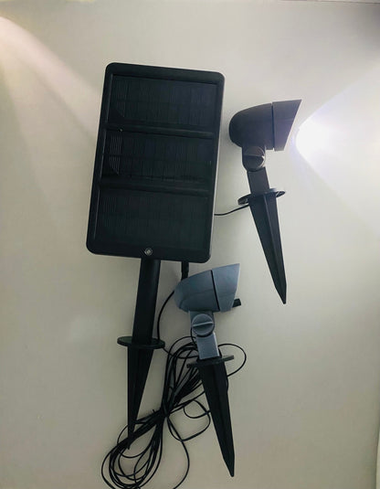 High End Solar LED Spotlight 60 Lumen (Set of 2) - Outdoor Solar Outlet