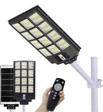 Load image into Gallery viewer, 1200W LED Solar Street Light Motion Sensor, 100000LM IP65 Waterproof Solar Security Flood Lights Outdoor with Remote Control, Dusk to Dawn Solar Lights Lamp