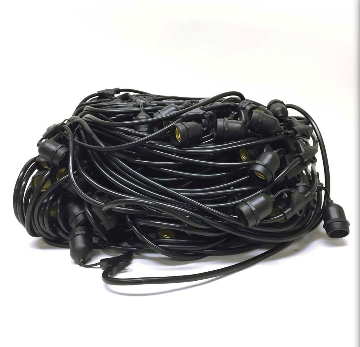 48Ft Pro Vintage Edition Plug-In Outdoor Heavy Quality Commercial String Lights-15 Bulbs