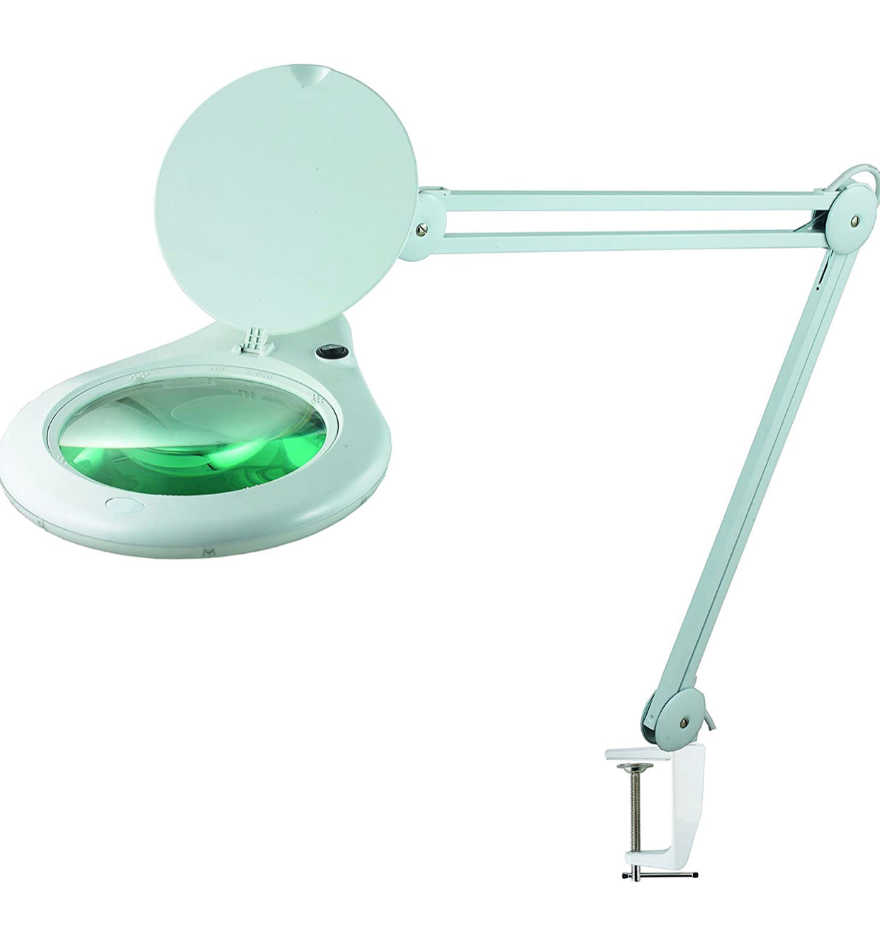 5X PRO XL Magnifying Desk Clamp Lamp – With Bright LED Light