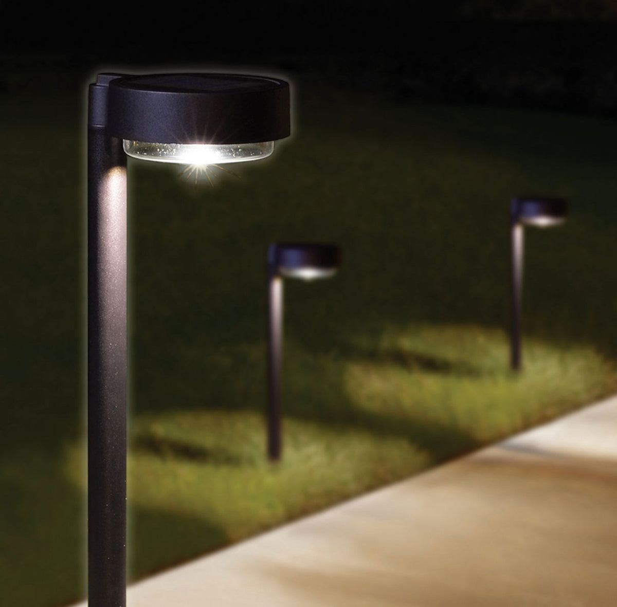 Energizer 20 Lumen Set of 4 Down light Solar Pathway Lights Outdoor