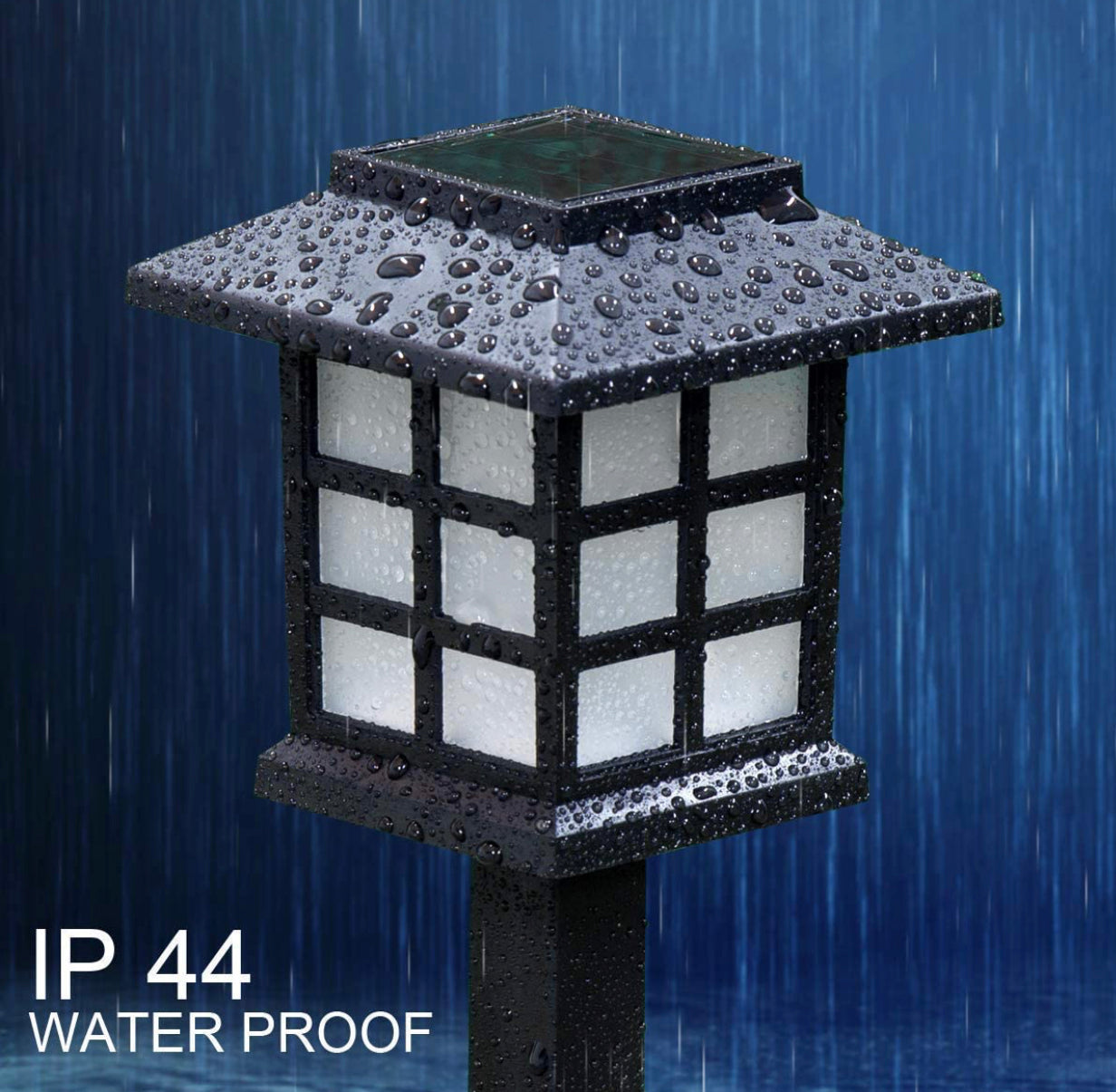 12 Pack Solar Pathway Lights Outdoor, Waterproof Outdoor Solar Lights-Asian Style