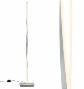 Modern LED Floor Lamp for Living Room Bright Lighting - Get Compliments: Unique, 48" Tall Light for Bedrooms, Offices - Dimmable