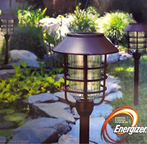 Energizer [ Smartyard ]Solar LED Large Pathway Lights Oil Rubbed Bronze 8-Pk