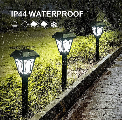 LAMTREE 48 Pack Solar Lights , Waterproof Auto Solar LED Lighting (Cool White) - Outdoor Solar Outlet