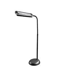 LightView Pro 8X10 - Full Page Magnifying Floor Lamp - Hands Free Magnifier with Bright LED Light for Reading - Flexible Gooseneck Holds Position - Outdoor Solar Outlet