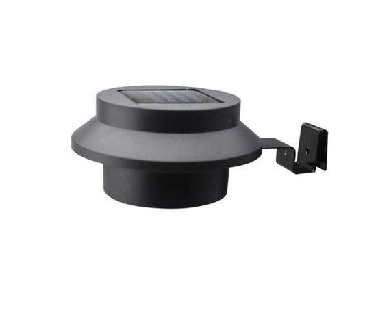 Living Accents Black Solar Powered LED Post Cap Fence Light 4 Pack - Outdoor Solar Outlet