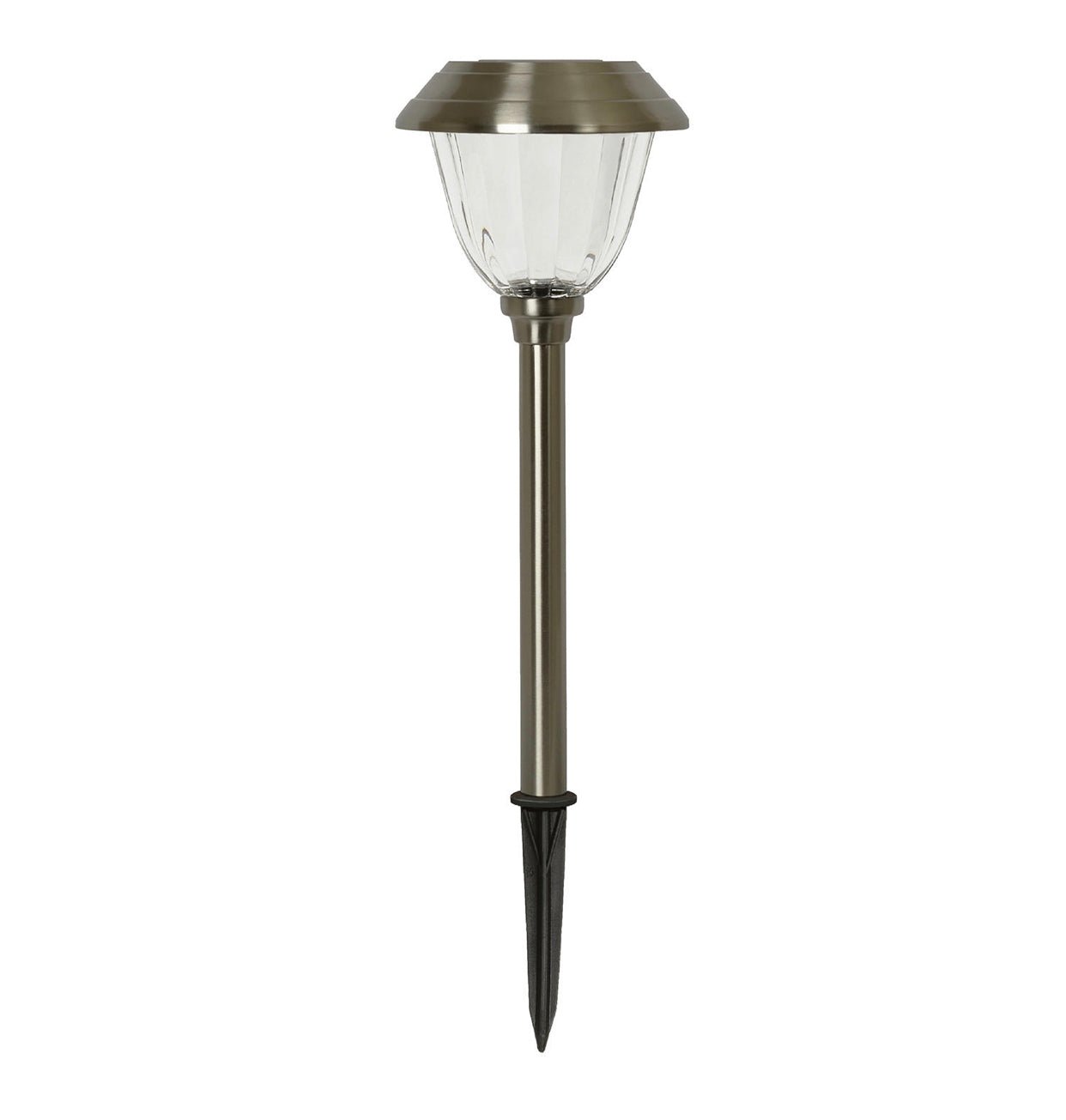 Member's Mark 8 Piece LED Solar Path Lights 14 Lumen - Stainless Steel ( Silver ) - Outdoor Solar Outlet