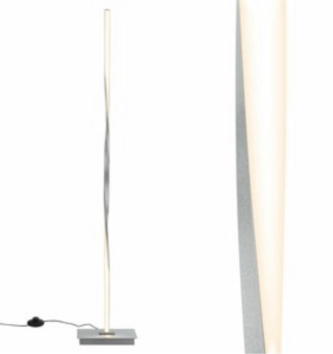 Modern LED Floor Lamp for Living Room Bright Lighting - 48" Tall Light-Dimmable - Outdoor Solar Outlet