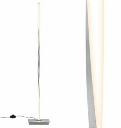 Modern LED Floor Lamp for Living Room Bright Lighting - 48" Tall Light-Dimmable - Outdoor Solar Outlet