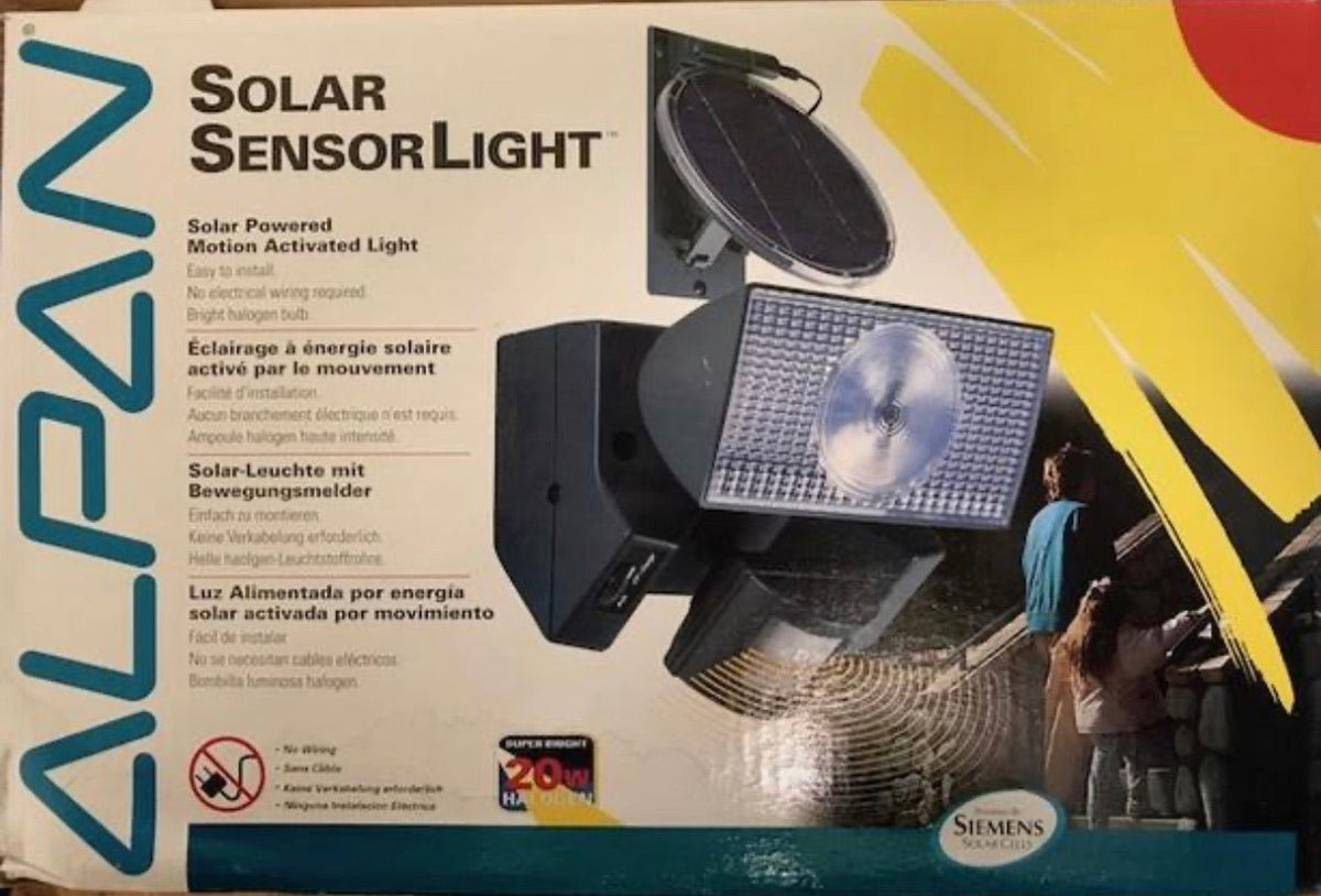 New Alpan 20W Dual Security Detector Solar Spot Light Motion Sensor Outdoor - Outdoor Solar Outlet