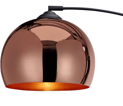 Over The Couch Arc Floor Lamp with Globe Shade, Matches Your Living Room Decor - Standing Light Tall (4-Colors) - Outdoor Solar Outlet