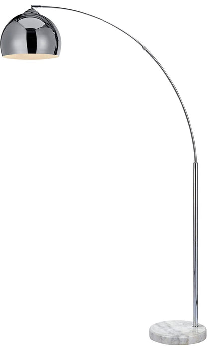 Over The Couch Arc Floor Lamp with Globe Shade, Matches Your Living Room Decor - Standing Light Tall (4-Colors) - Outdoor Solar Outlet
