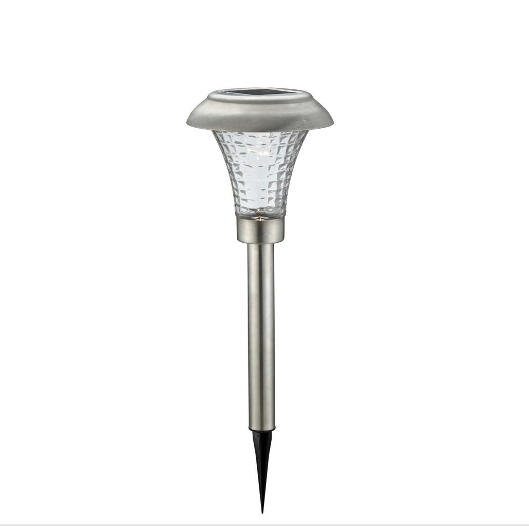Patriot Silver Solar Powered LED Pathway Light (Pack of 16 ) - Outdoor Solar Outlet