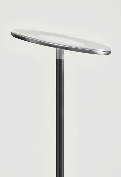 Sky Moon LED Torchiere Super Bright Floor Lamp - High Lumen Light for Living Rooms & Offices - Dimmable - Outdoor Solar Outlet