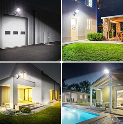 SmartYard 150W Solar Lights, 3 Modes Led Solar Wall Light Motion Sensor with Remote Control, 8000LM - Outdoor Solar Outlet