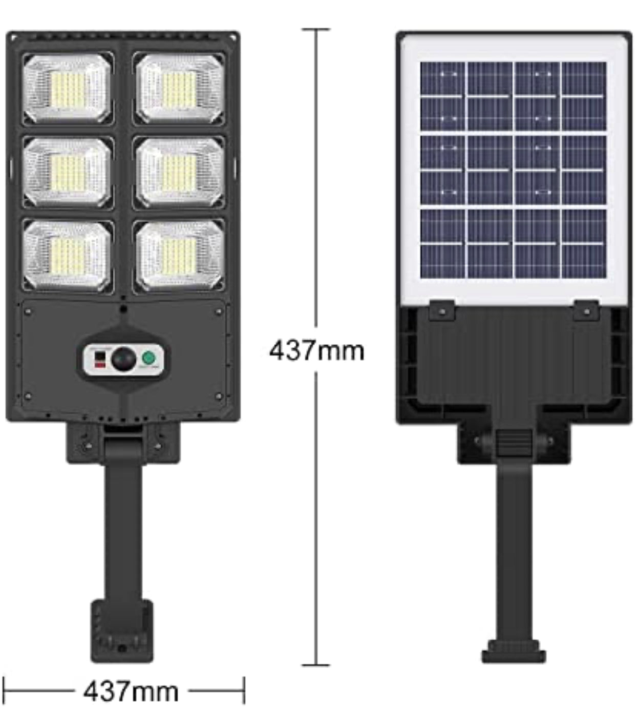SmartYard 150W Solar Lights, 3 Modes Led Solar Wall Light Motion Sensor with Remote Control, 8000LM - Outdoor Solar Outlet