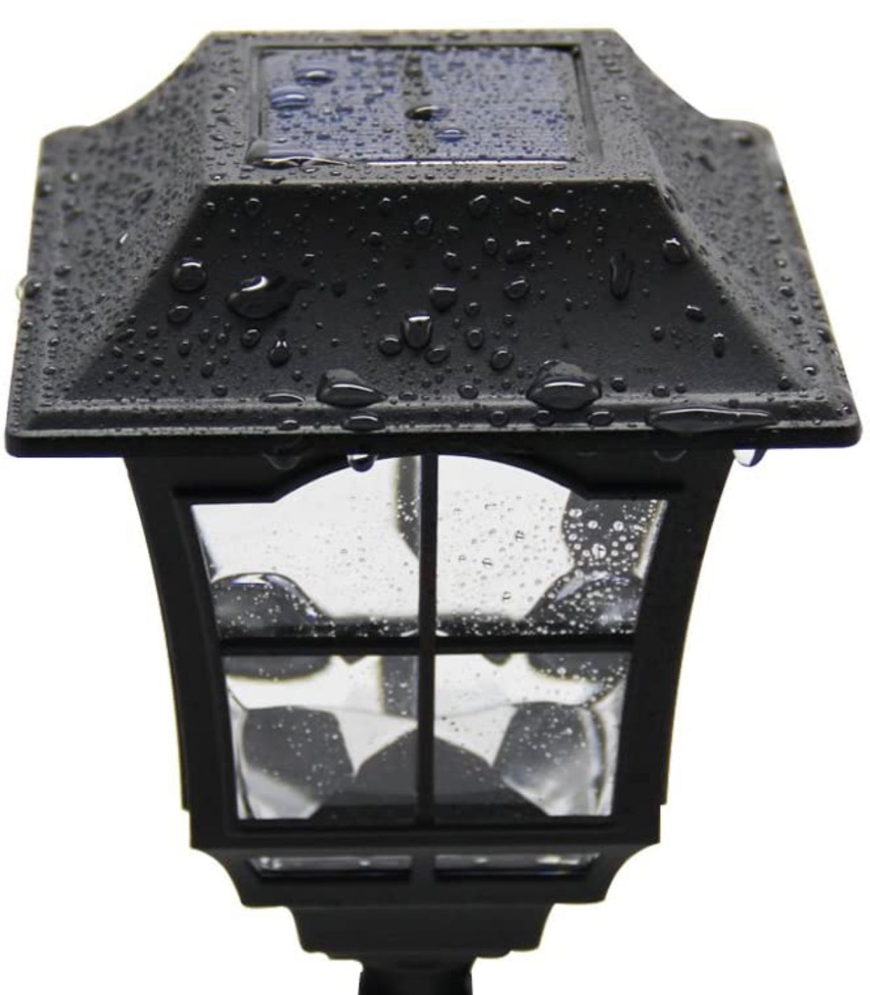SmartYard 4 Pack Solar Wall Lantern Outdoor Wall Sconce 15 Lumens Solar Outdoor Christmas Led Light Fixture with Wall Mount Kit - Outdoor Solar Outlet